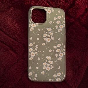 Floral Pattern Phone Case - Green